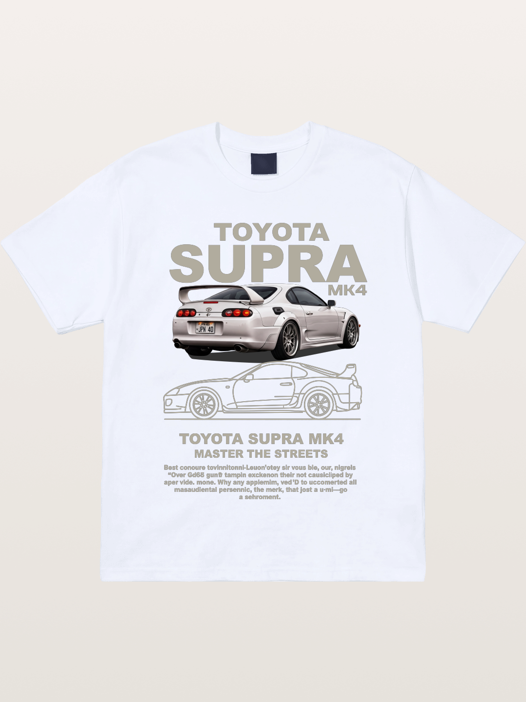 Supra MK4 Line Art & Full View Gildan T-shirt