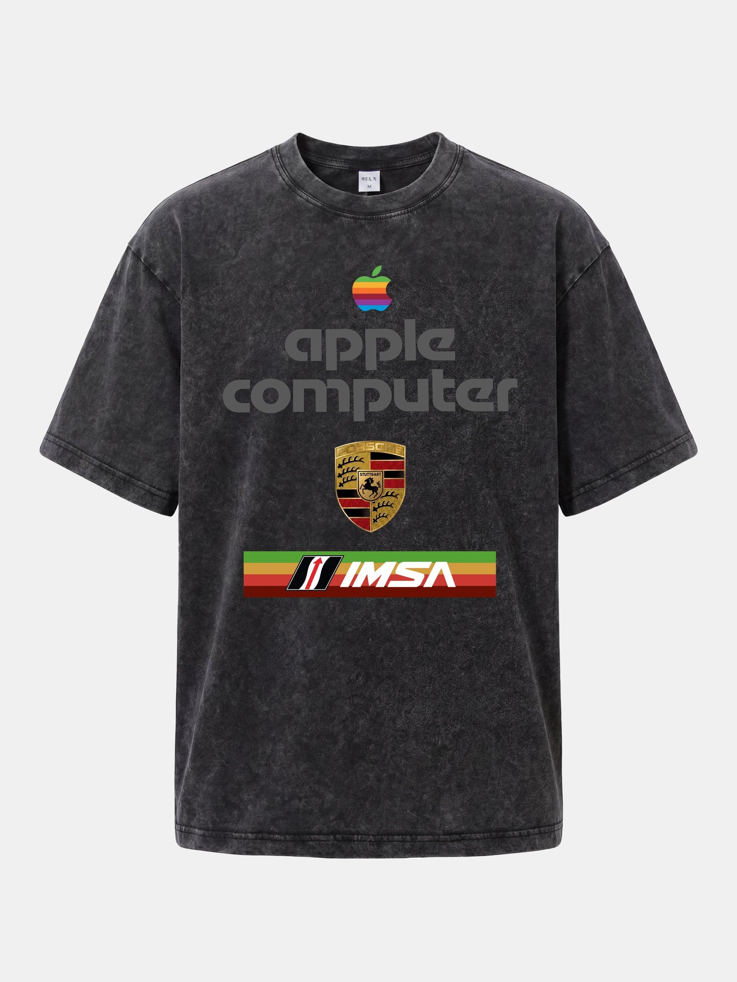 Apple IMSA Porsche Three Brand Combo Washed T-shirt
