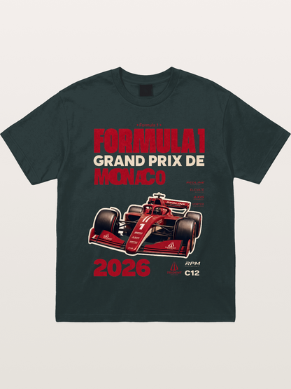 Red Monaco F1 2026 Poster Gildan T-shirt