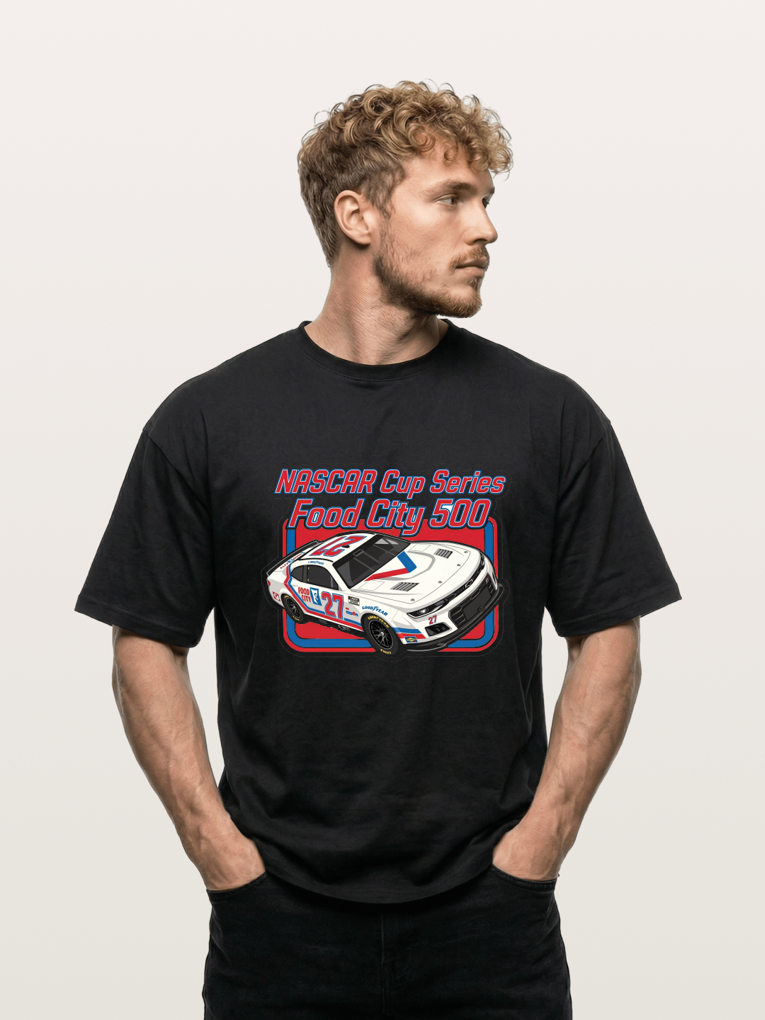 NASCAR Food City 500 Car Gildan T-shirt
