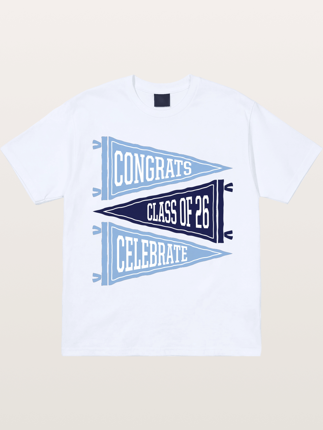 lass Of 26 Graduation Pennant Set Gildan T-shirt