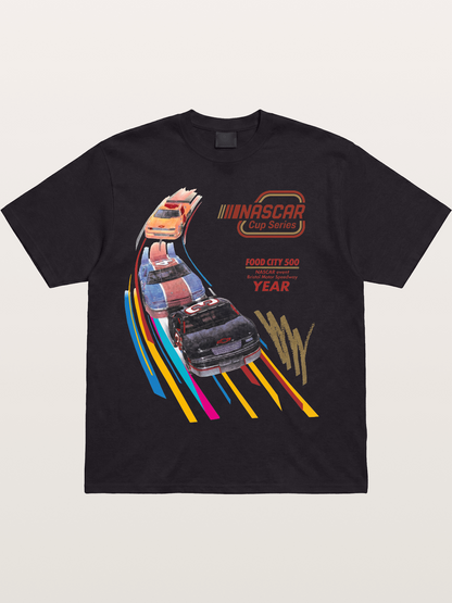 Vintage NASCAR Race Graphic Cotton T-shirt
