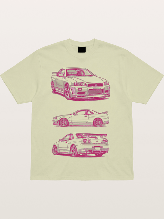 Skyline Sketch Cotton T-shirt