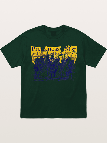 Preakness 151 Sketch Racing Art Gildan T-shirt