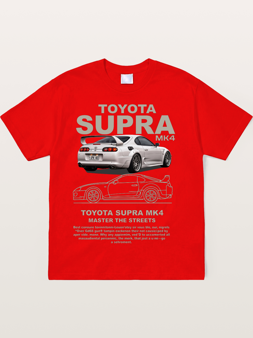 Supra MK4 Line Art & Full View Soft-Stay T-shirt