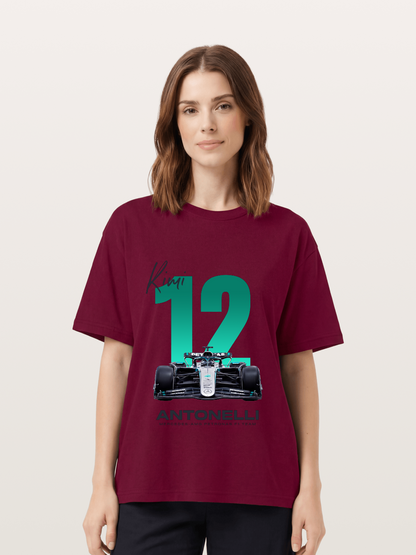 Kimi Antonelli Mercedes F1 12 Gildan T-shirt