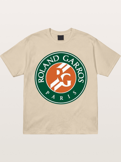 Roland Garros Paris Logo Print Gildan T-shirt
