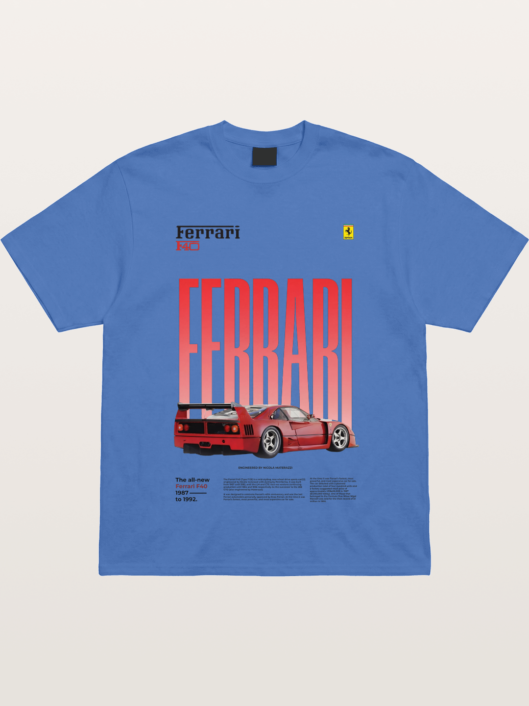 Gradient Red Gildan T-shirt