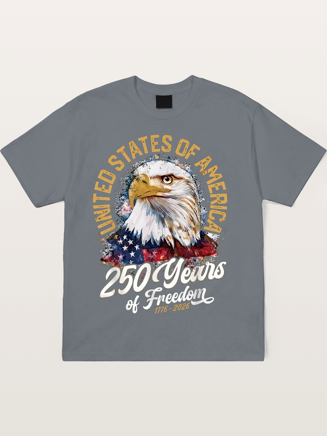 American Eagle 250 Years Freedom Cotton T-shirt
