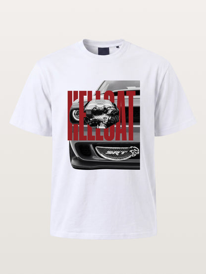 Hellcat Engine Overlay Art Gildan T-shirt