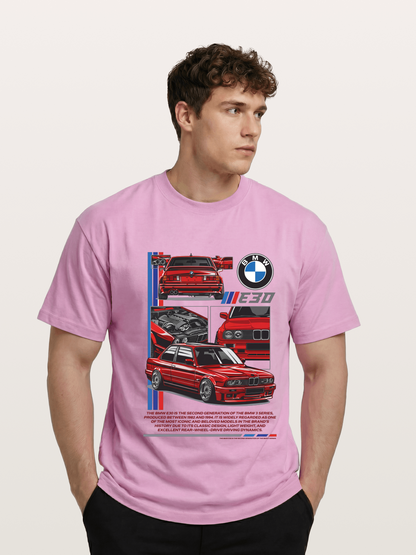 BMW E30 Multi Angle Collage Gildan T-shirt