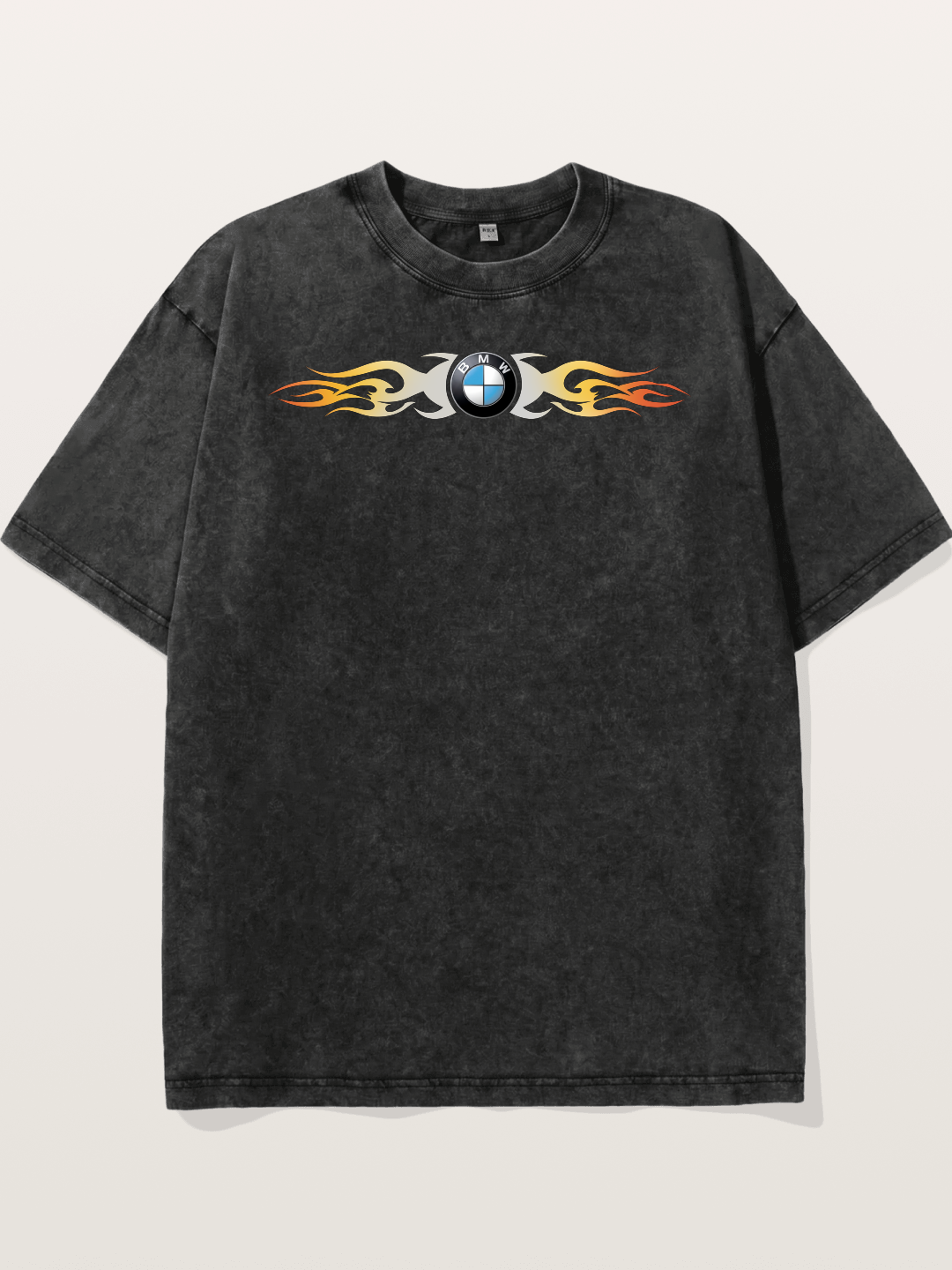 BMW Roundel Flame Stripe Washed T-shirt