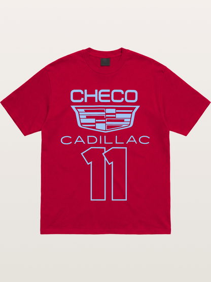 Checo Cadillac #11 Racing Emblem Gildan T-shirt