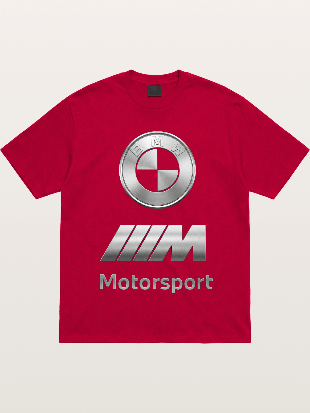 BMW Motorsport Metal Logo Art Gildan T-shirt