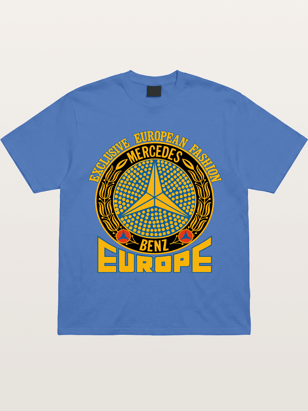 European Fashion Mercedes Print Gildan T-shirt