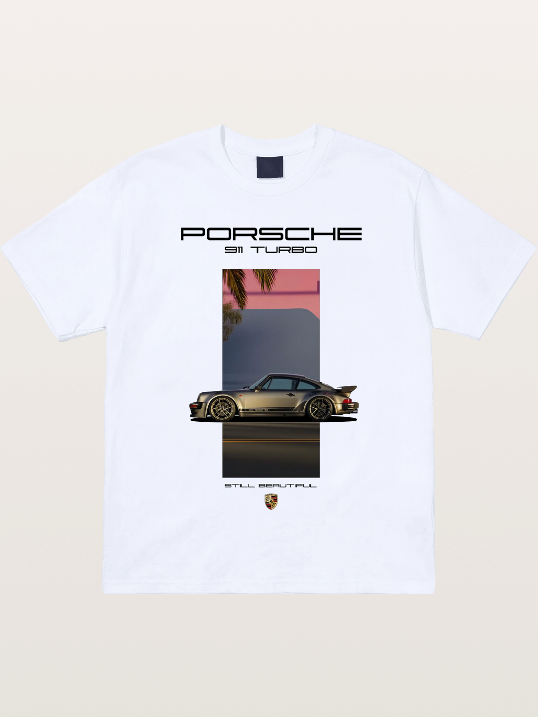 911 Turbo Retro Palm Print Gildan T-shirt