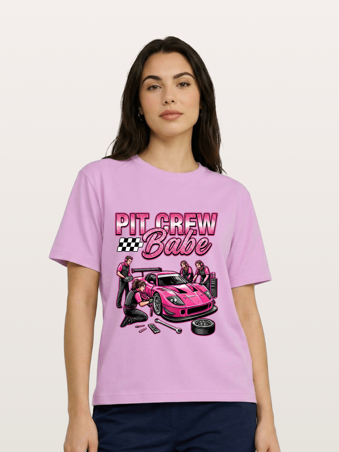Pit Crew Babe Gildan T-shirt