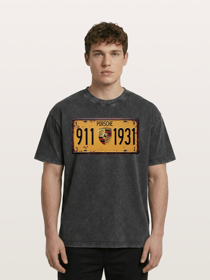 Porsche Crest Washed T-shirt
