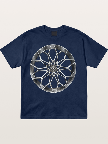Lamborghini Multi-Spoke Alloy Wheel Cotton T-shirt
