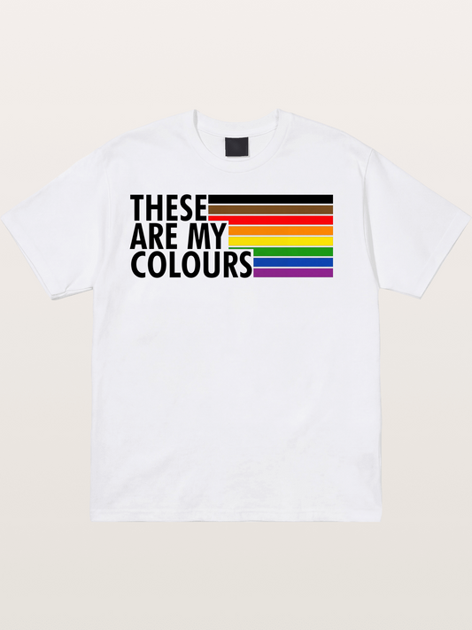 These Are My Colours Progress Flag Cotton T-shirt
