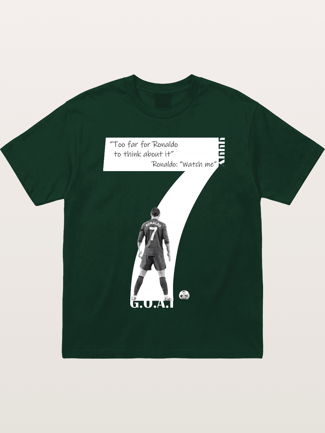Ronaldo #7 Watch Me Quote Gildan T-shirt