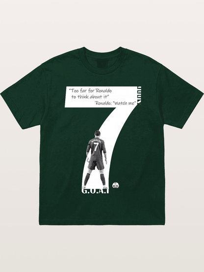 Ronaldo #7 Watch Me Quote Gildan T-shirt