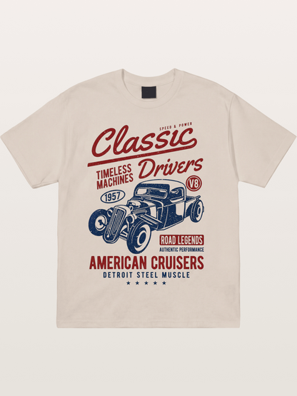 Classic Drivers Cotton T-shirt