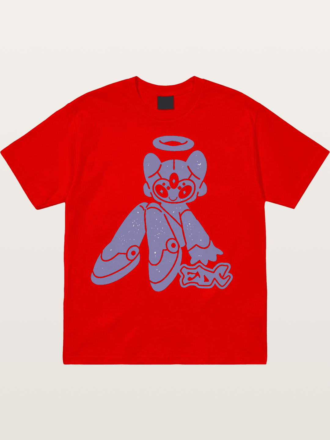 Angel Bear EDC Festival Art Cotton T-shirt