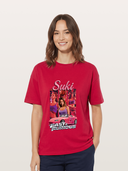 Fast & Furious Pink Crew Gildan T-shirt