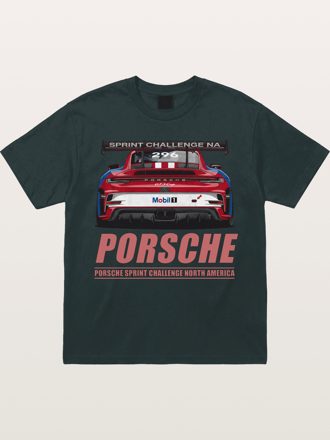Porsche 911 Sprint Challenge Rear Gildan T-shirt