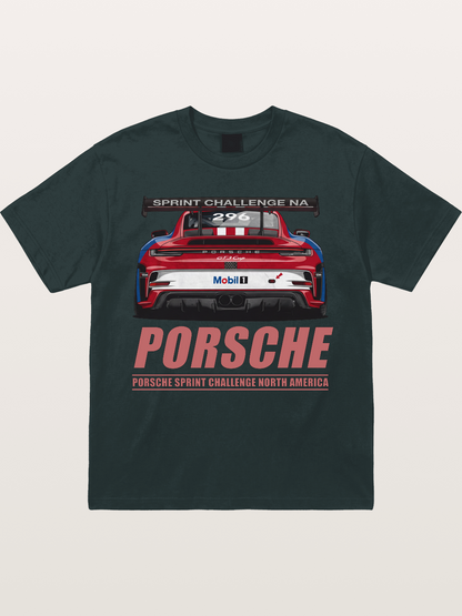 Porsche 911 Sprint Challenge Rear Gildan T-shirt