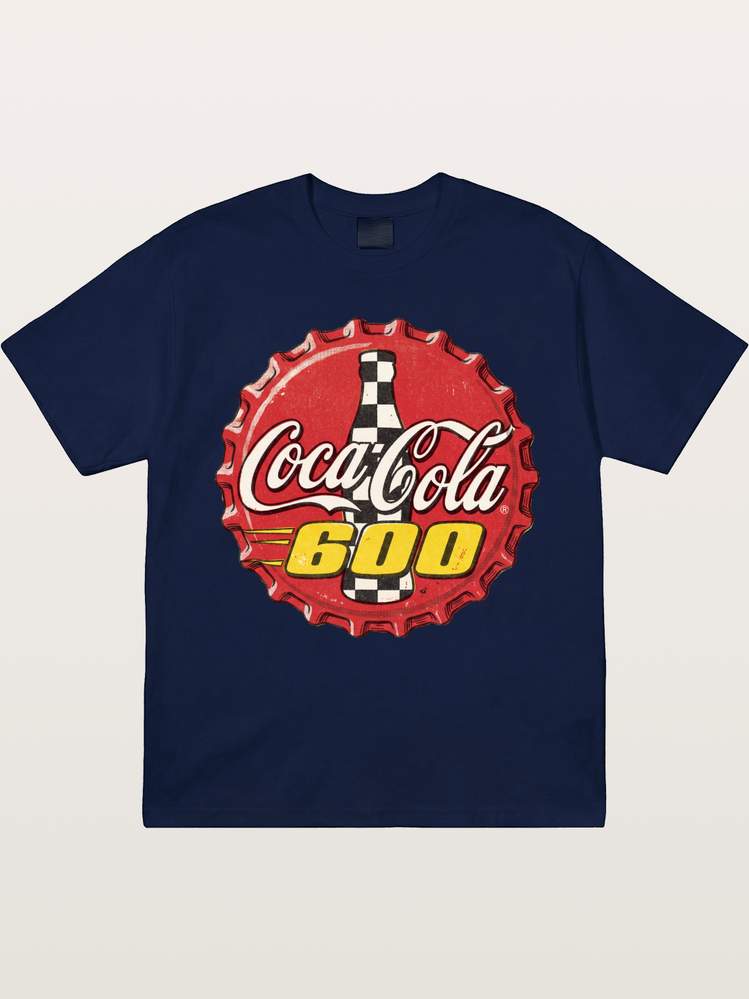 Coca-Cola 600 Vintage Bottle Cap Gildan T-shirt
