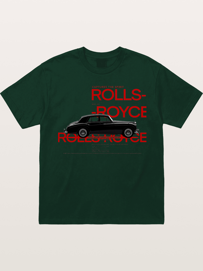 Vintage Rolls Royce Poster Art Gildan T-shirt