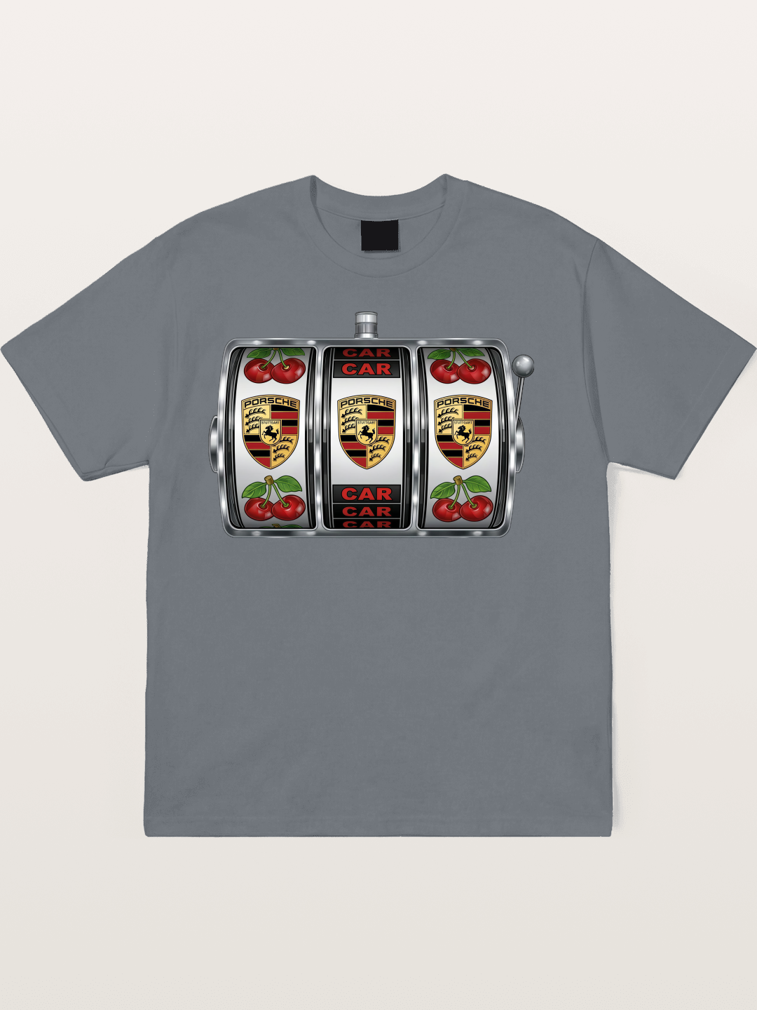 Porsche Slot Machine Art Print Cotton T-shirt
