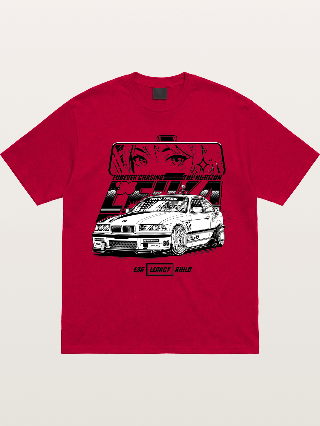 Vintage Race Car Gildan T-shirt