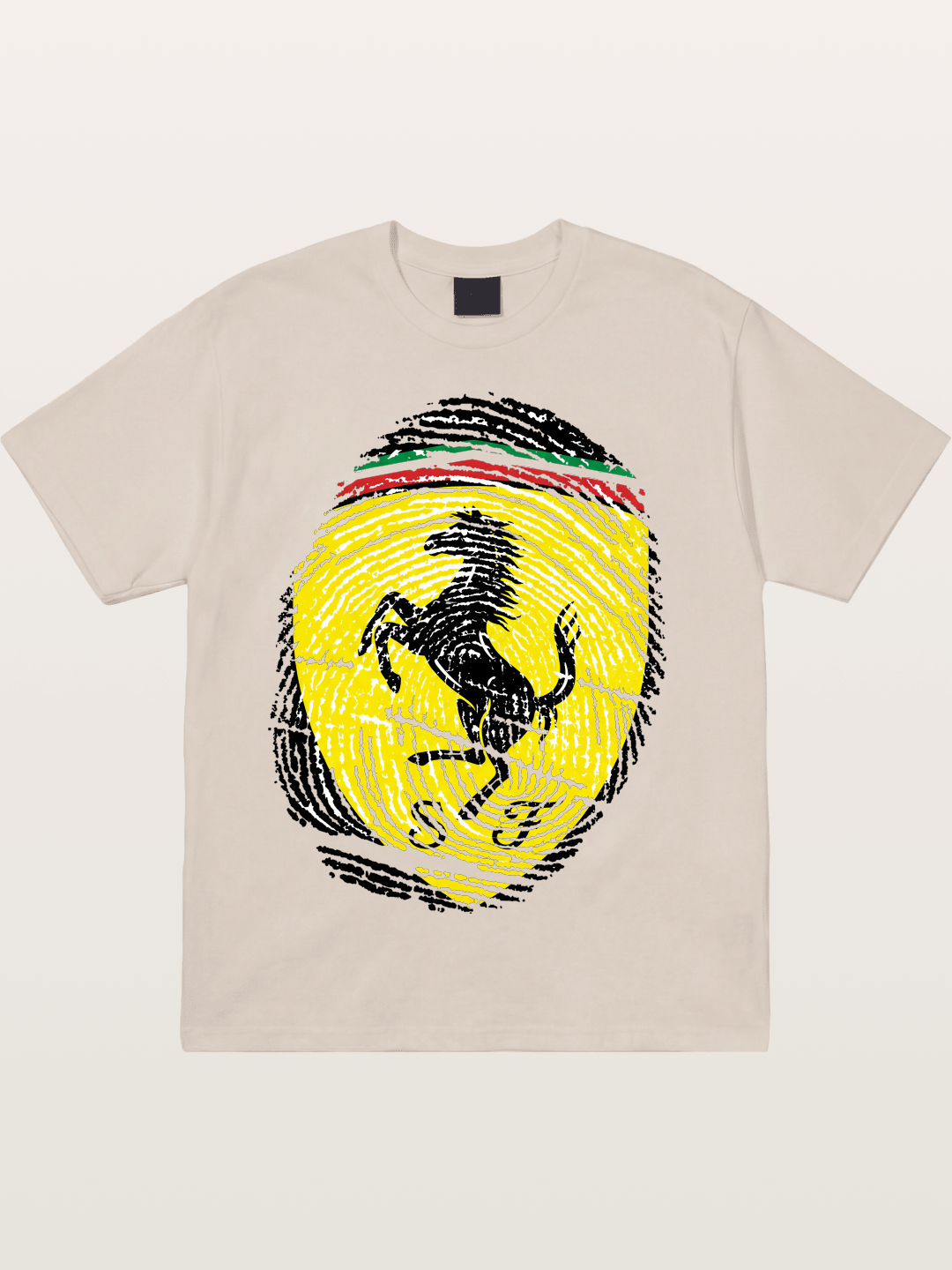 Ferrari Fingerprint Logo Cotton T-shirt