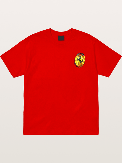 Ferrari Fingerprint Logo Cotton T-shirt