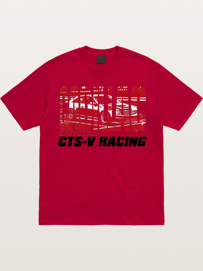 Cadillac CTS-V Racing Typography Gildan T-shirt