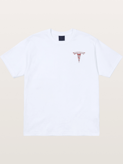 Tesla Word Cloud Heart Print Gildan T-shirt