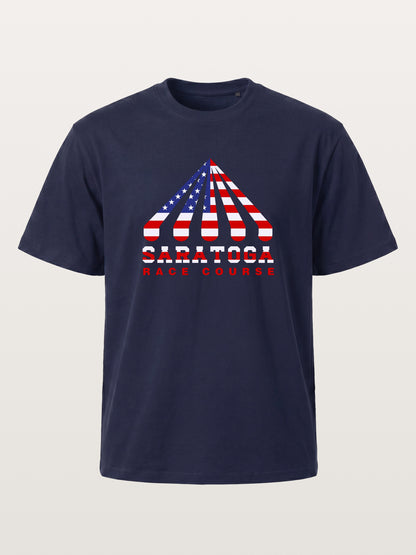 Saratoga Star Spangled Tent Top Gildan T-shirt
