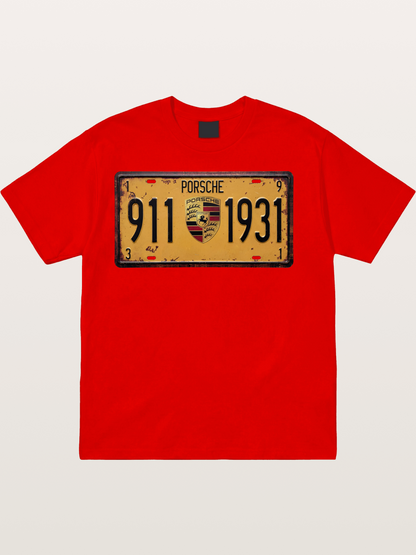 Porsche Crest Cotton T-shirt