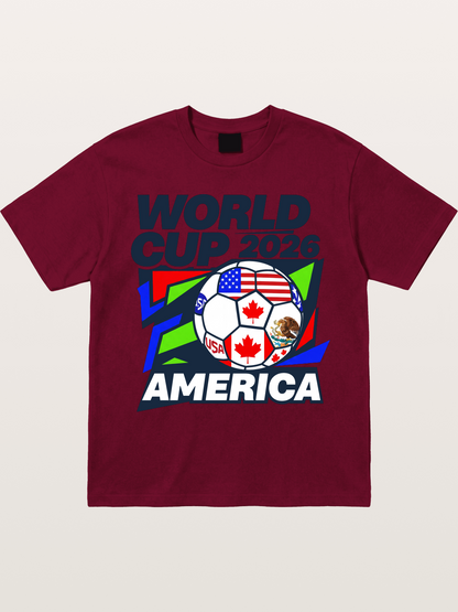 World Cup 2026 America Geometric Gildan T-shirt