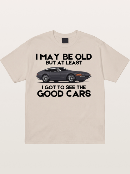 Old Car Enthusiast Good Cars Quote Cotton T-shirt