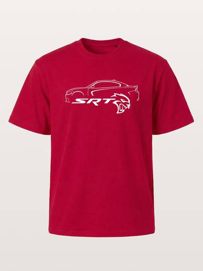 SRT Hellcat Side Silhouette Art Gildan T-shirt
