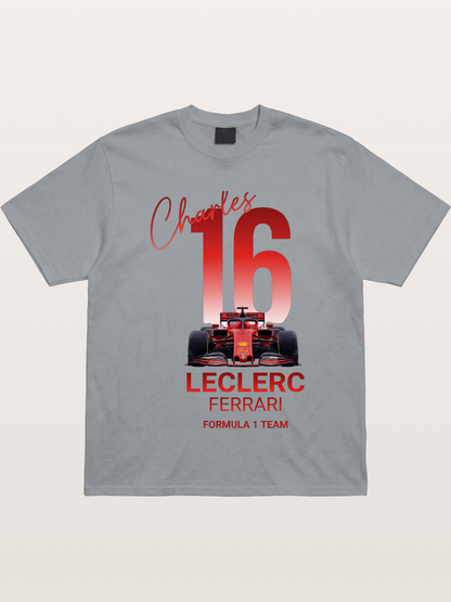 Charles Leclerc Ferrari 16 Art Gildan T-shirt