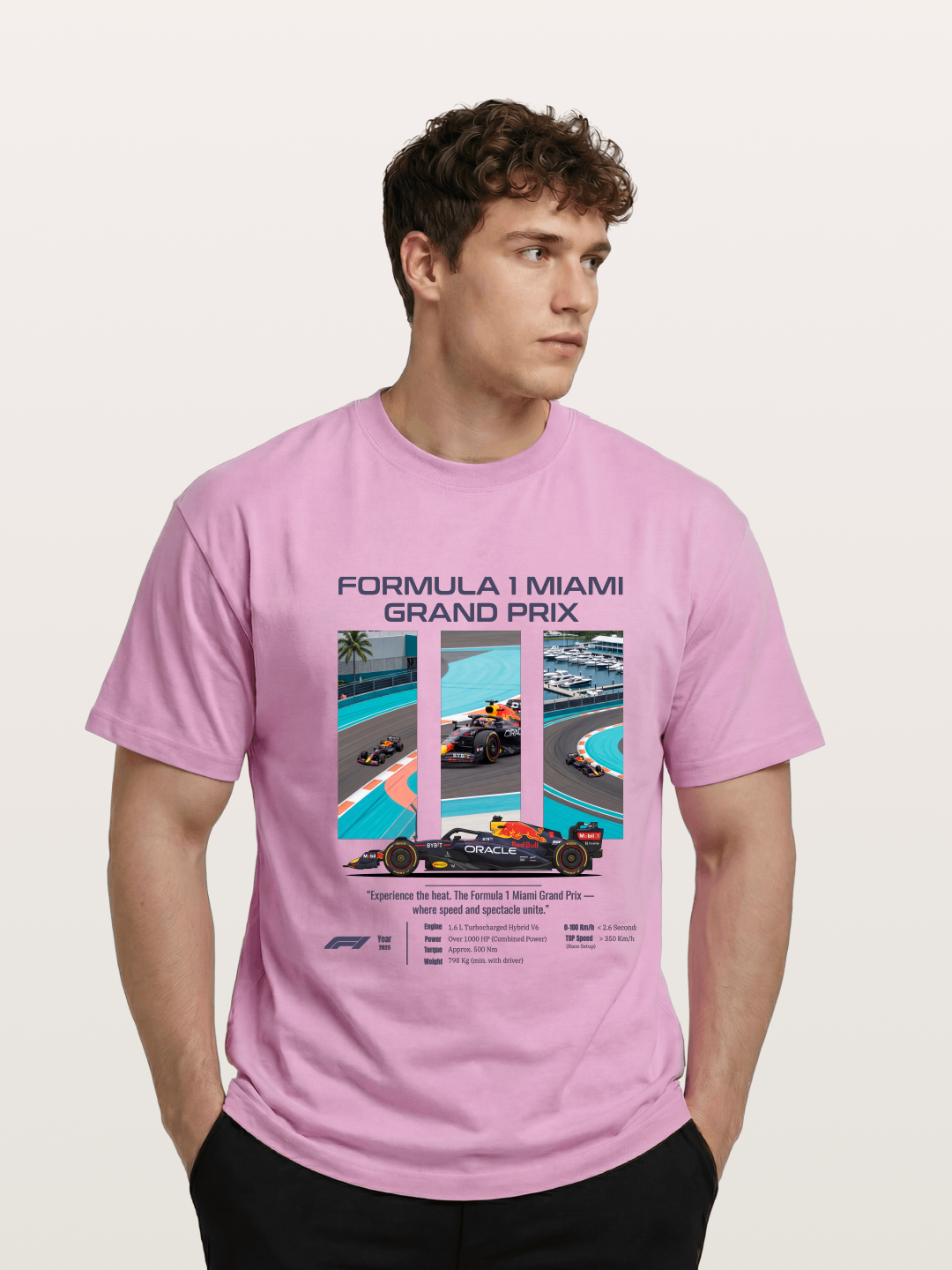 Miami Red Bull Race Art Gildan T-shirt