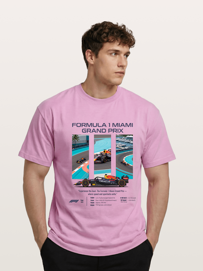 Miami Red Bull Race Art Gildan T-shirt