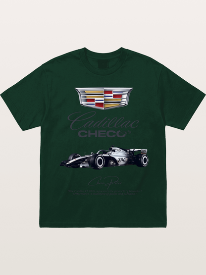 Checo Perez Cadillac F1 Print Gildan T-shirt