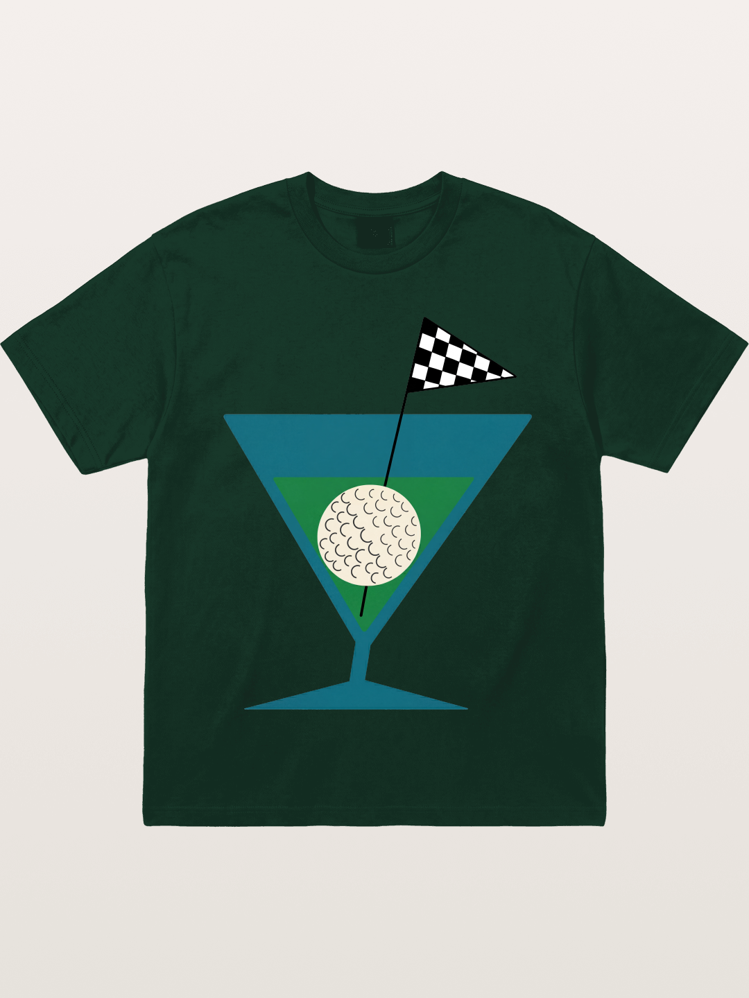 Golf Martini Gildan T-shirt