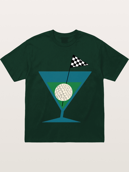 Golf Martini Gildan T-shirt